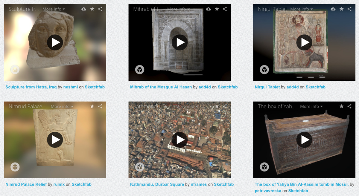 Project Mosul's online 3D gallery